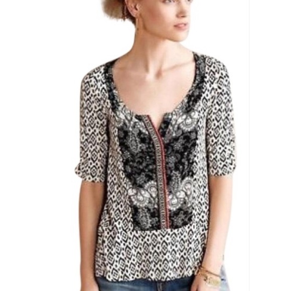 Akemi + Kin | Anthropologie Top Blouse - Picture 1 of 11